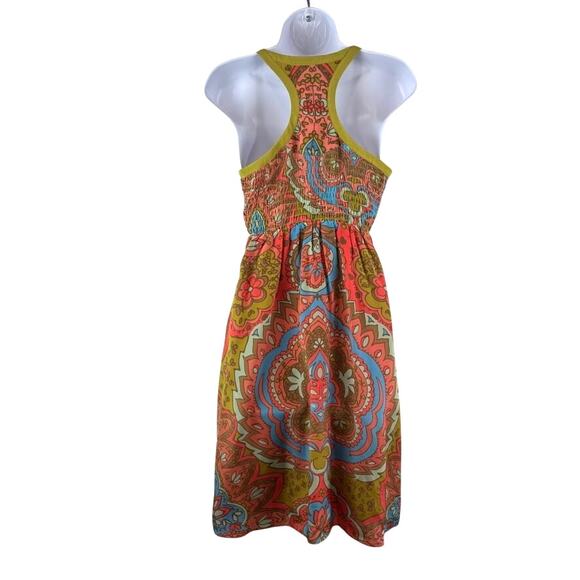 Moulinette Soeurs Silk Retro-Print Mod Dress Size 6 — 60s Print - Picture 2 of 9